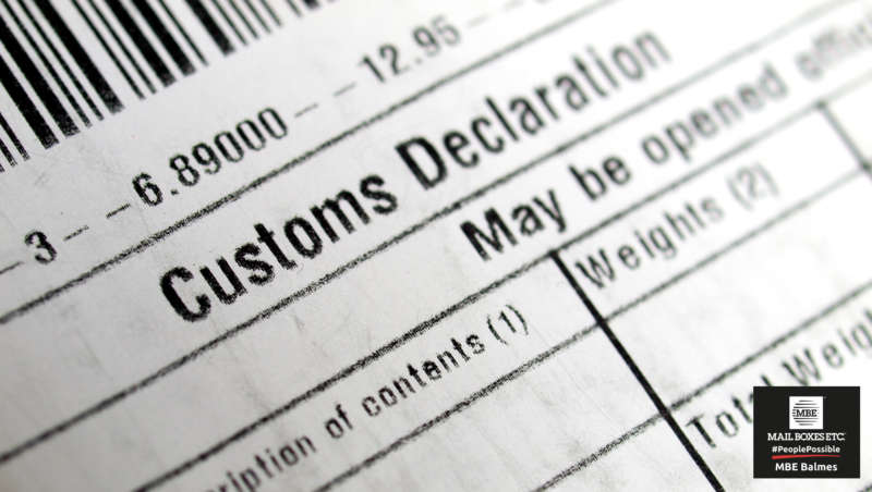 imagen de documentos de aduanas